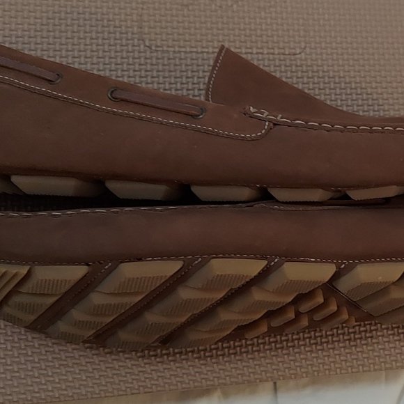 1901 M09015 MEN\'S TAN NUBUCK LEATHER SLIPON LOAFERS SIZE 15M main image 6